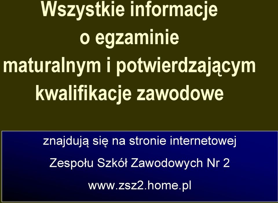 zawodowe znajdują się na stronie