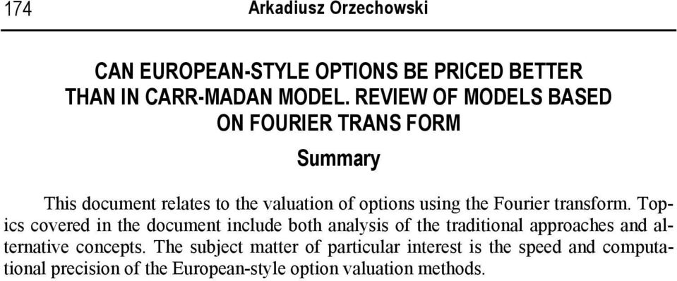 Fourier transform.