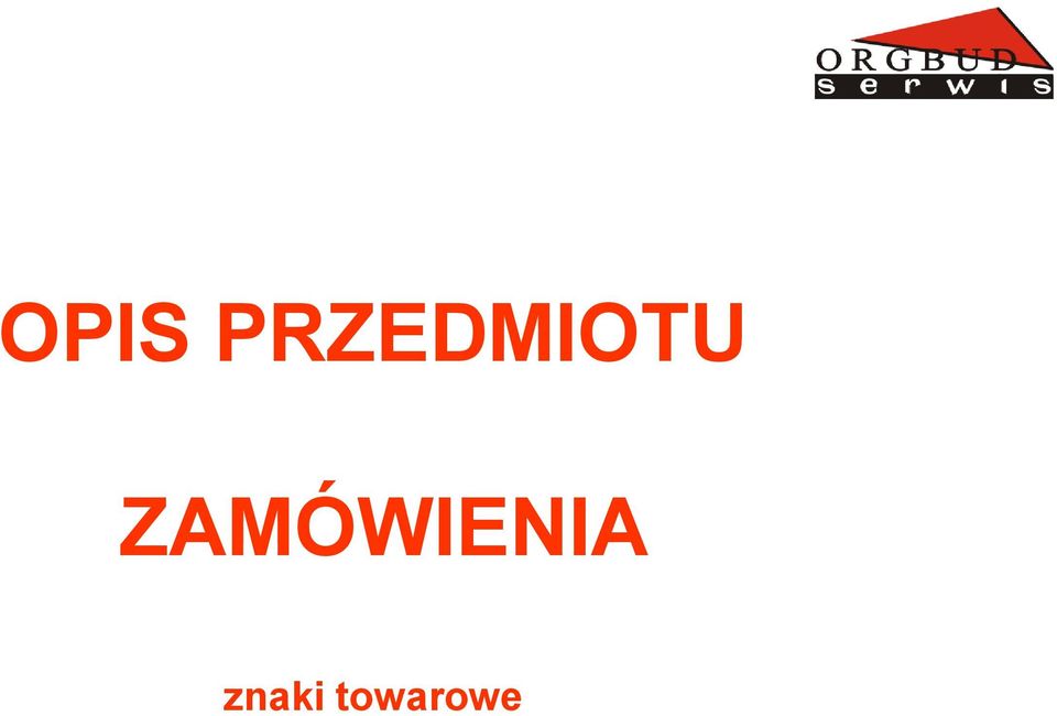 ZAMÓWIENIA