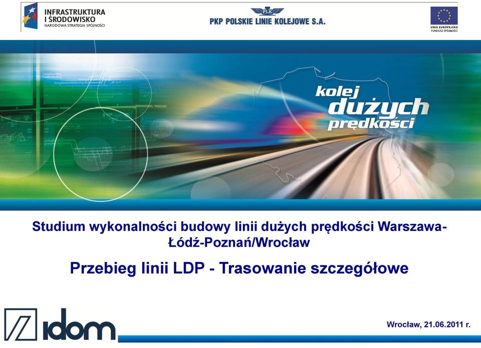 Przebieg linii LDP -