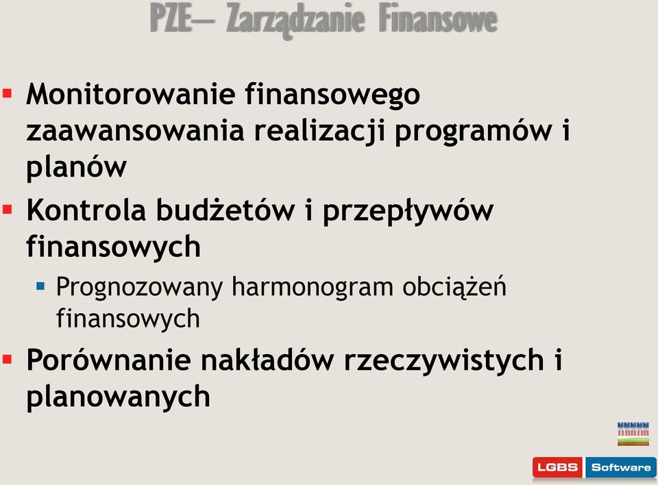 budżetów i przepływów finansowych Prognozowany