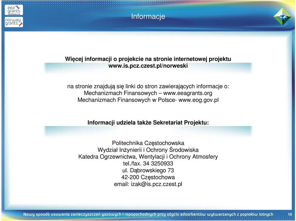 org Mechanizmach Finansowych w Polsce- www.eog.gov.