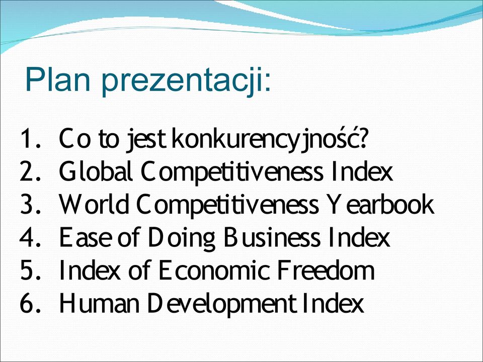 Global Competitiveness Index World Competitiveness