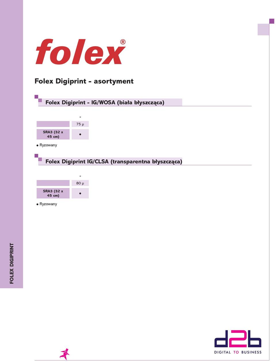 cm) l Folex Digiprint IG/CLSA (transparentna