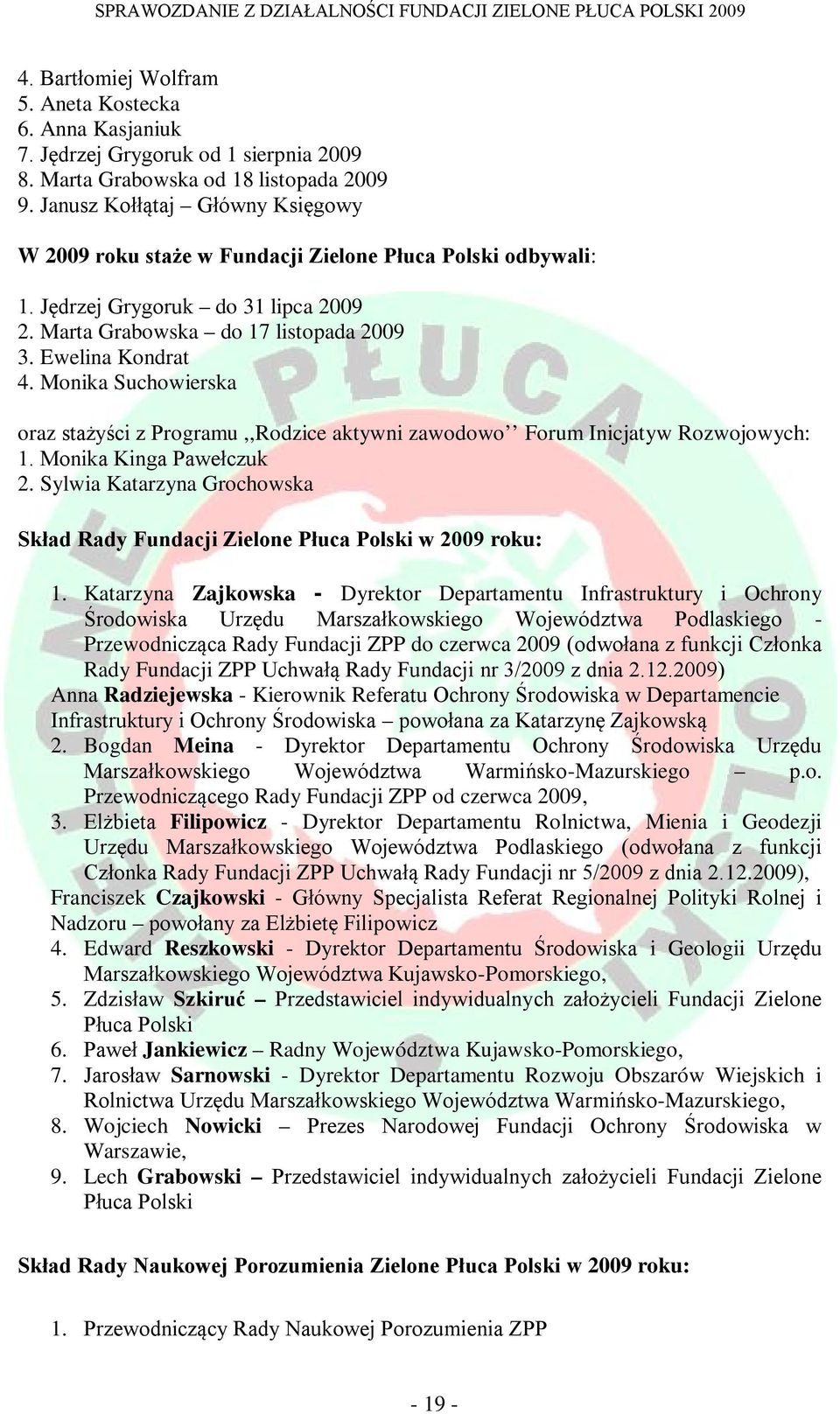 Monika Suchowierska oraz stażyści z Programu,,Rodzice aktywni zawodowo Forum Inicjatyw Rozwojowych: 1. Monika Kinga Pawełczuk 2.