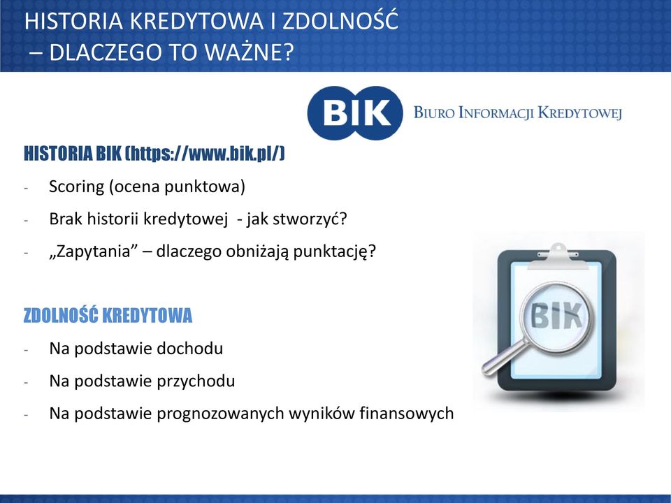 - Zapytania dlaczego obniżają punktację?