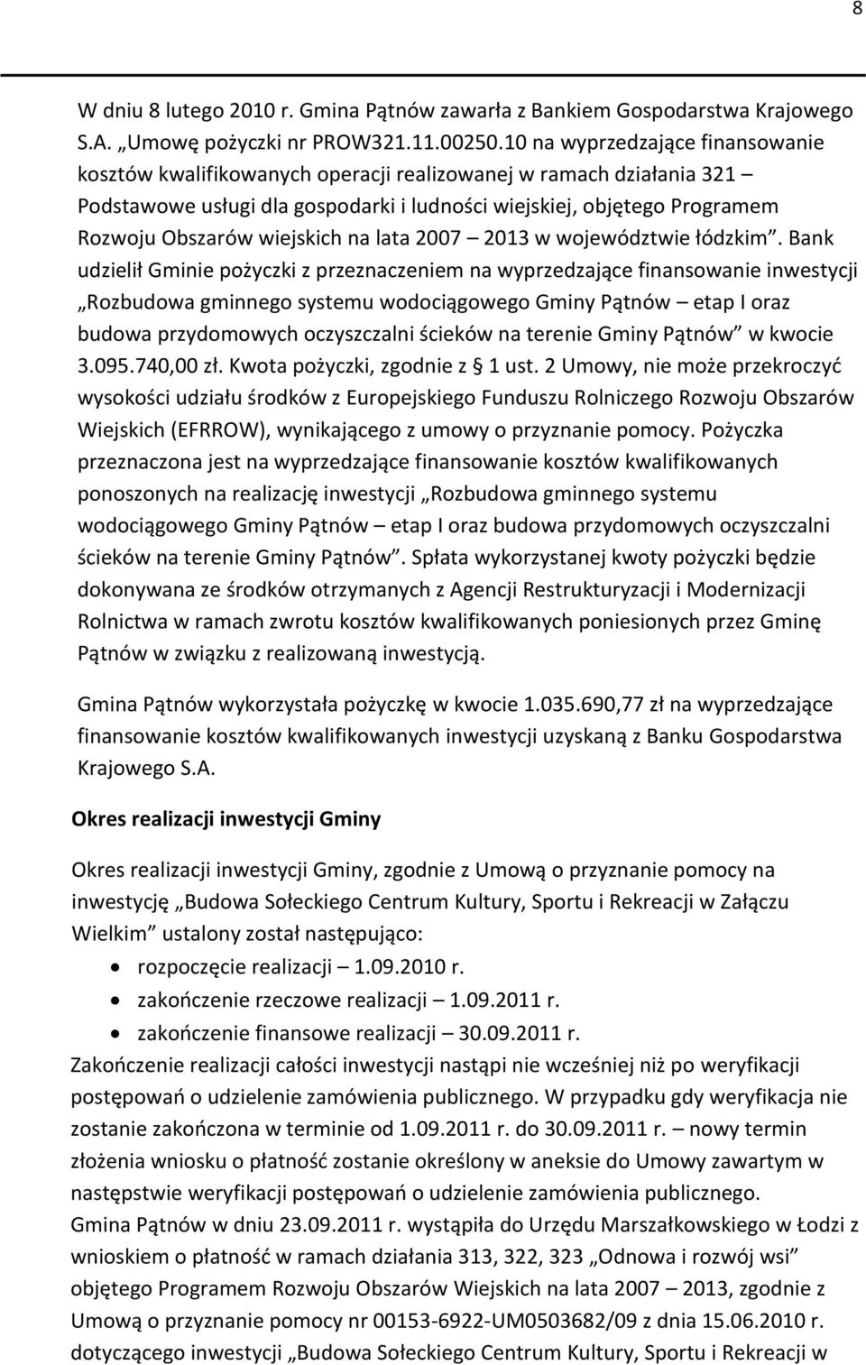 wiejskich na lata 2007 2013 w województwie łódzkim.