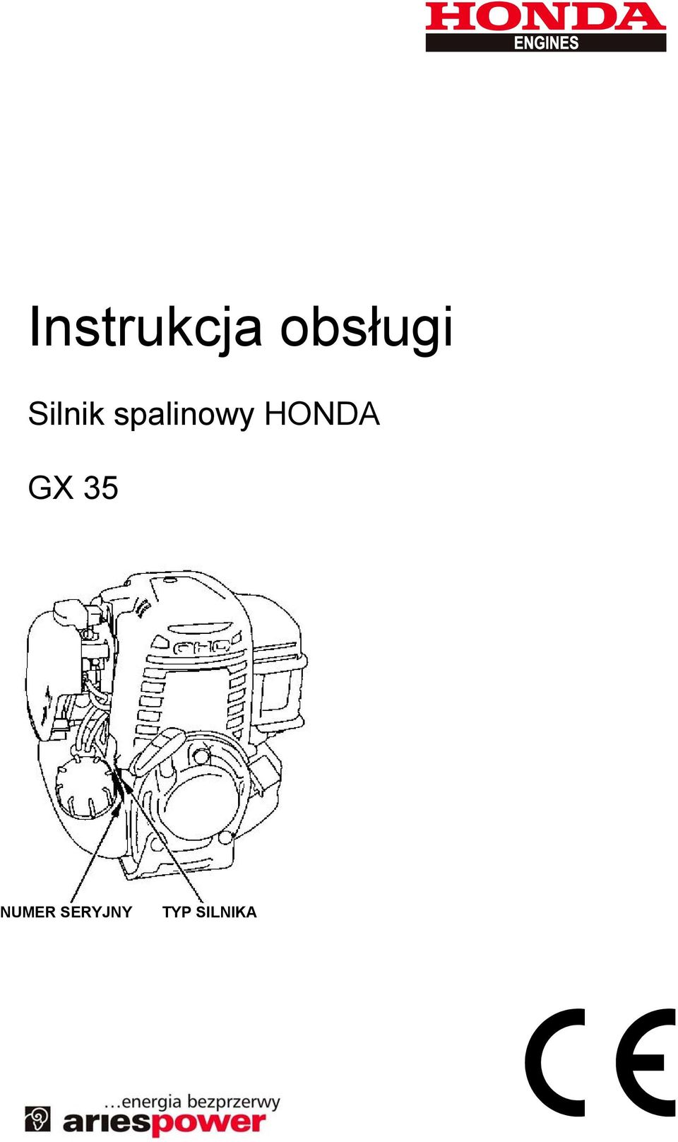 HONDA GX 35 NUMER