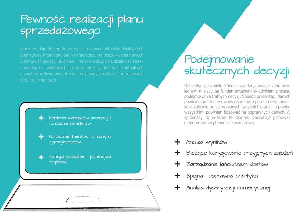 Bieżący dostęp do aktualnych danych umożliwia weryfikację zamierzonych celów i kontrolowanie stopnia ich realizacji.