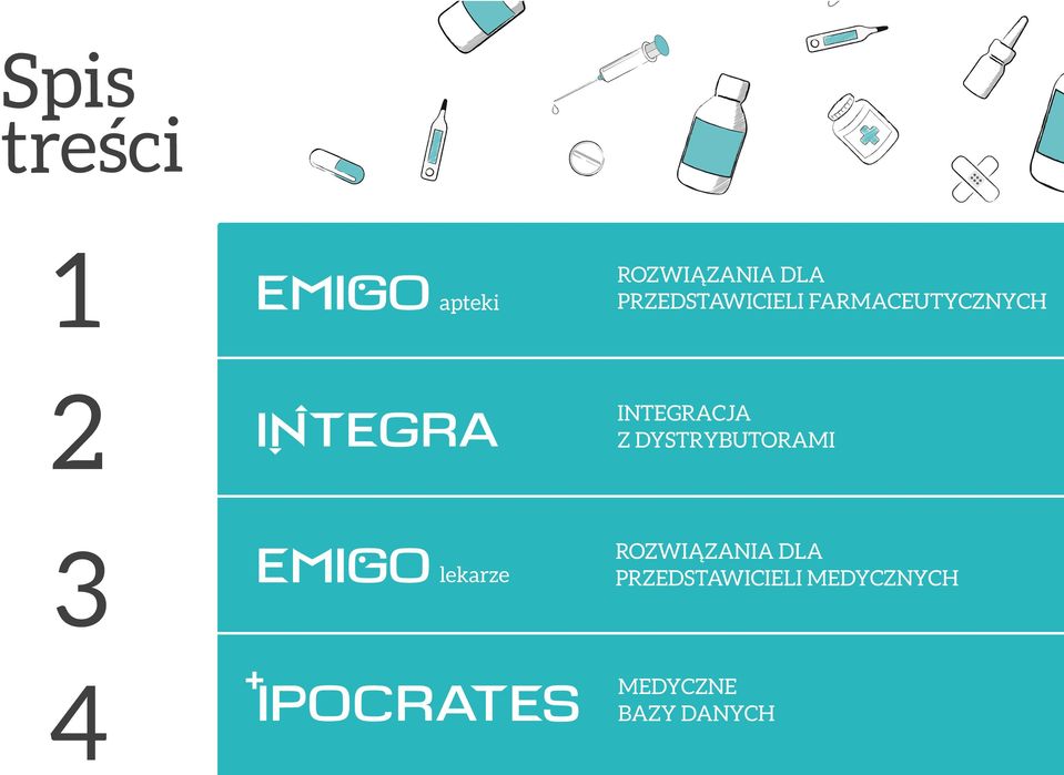 INTEGRACJA Z DYSTRYBUTORAMI 3 lekarze