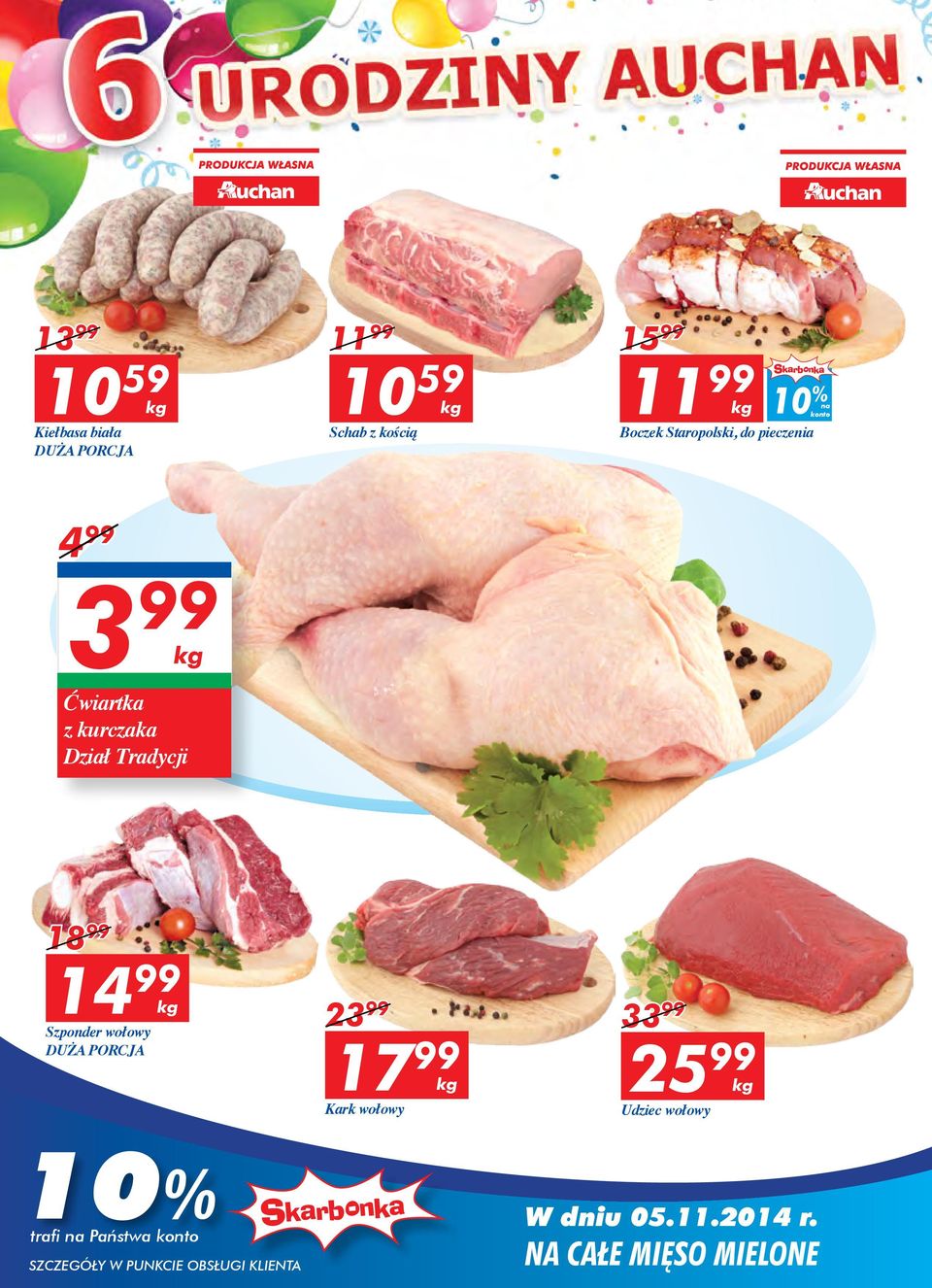kurczaka Dział Tradycji 18 99 14 99 Szponder wołowy DUŻA PORCJA 23 99 33 99