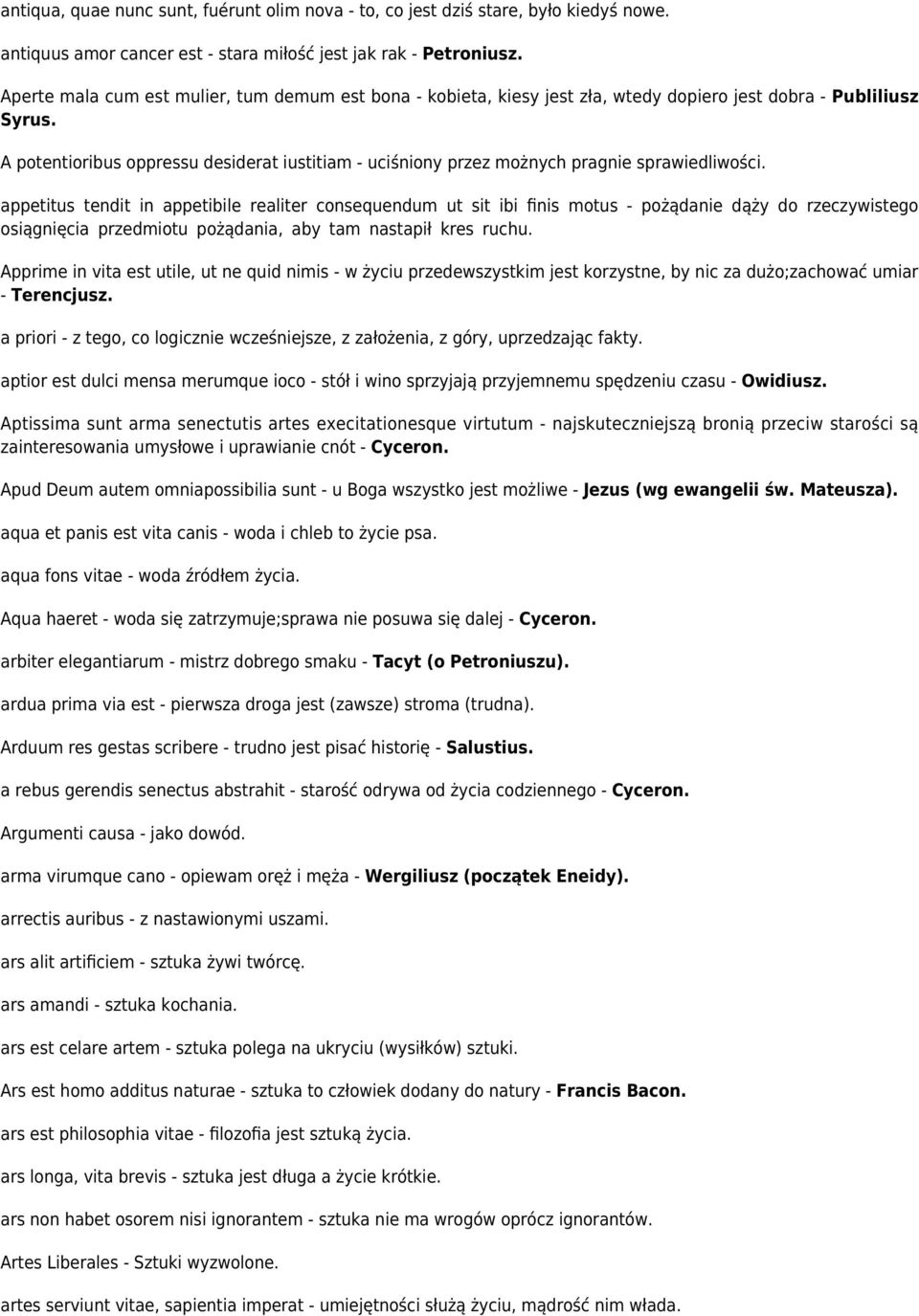 A potentioribus oppressu desiderat iustitiam - uciśniony przez możnych pragnie sprawiedliwości.