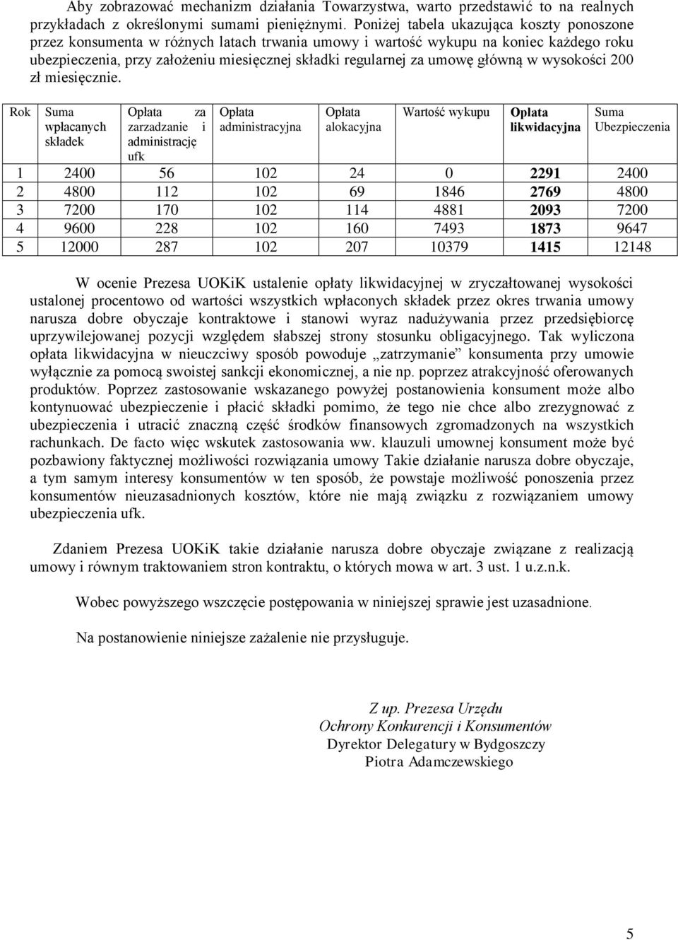 główną w wysokości 200 zł miesięcznie.