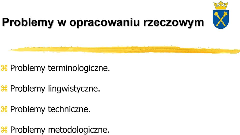 terminologiczne.