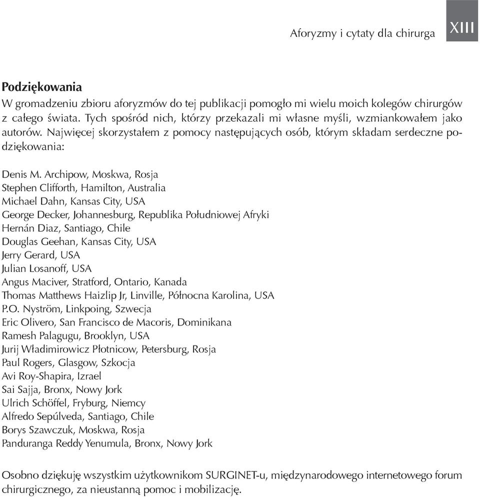 Aforyzmy I Cytaty Dla Chirurga Pdf