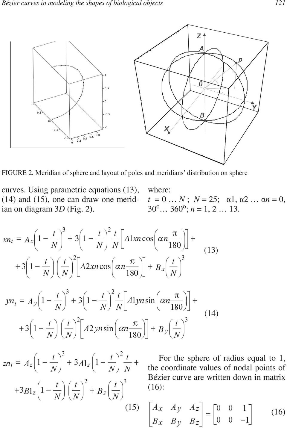 2). where: t = N ; N = 25; 1, 2 n =, 3 o 36 o ; n = 1, 2 13.