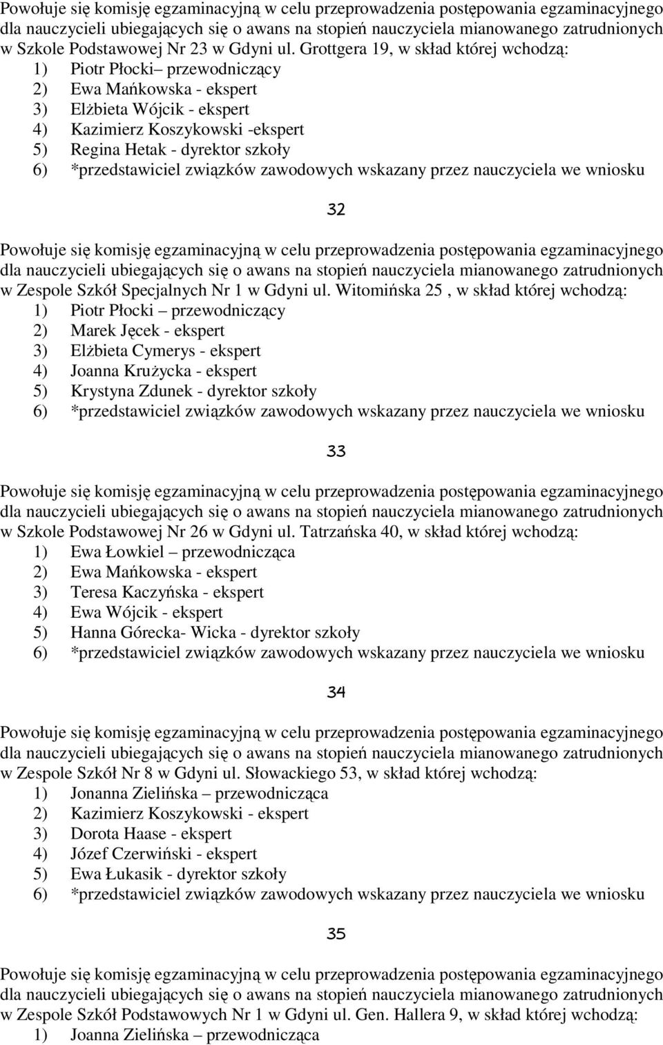 Zespole Szkół Specjalnych Nr 1 w Gdyni ul.