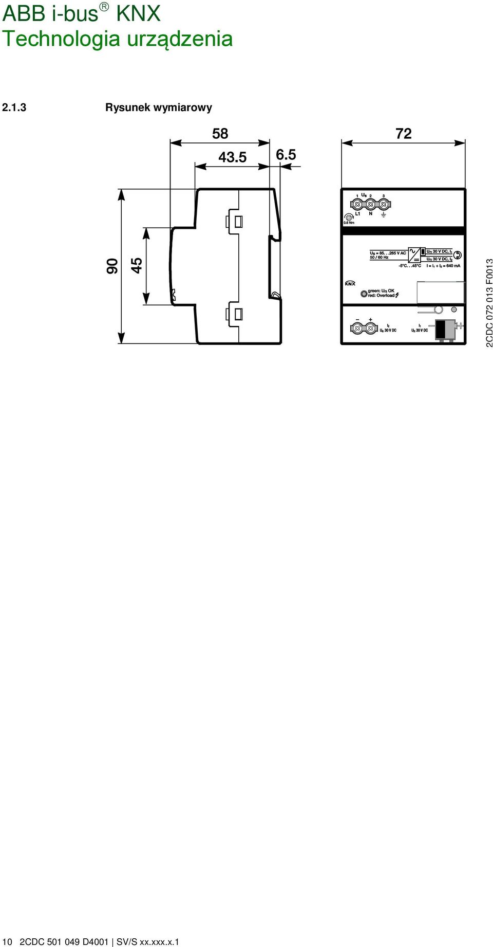 2CDC 072 013 F0013 10