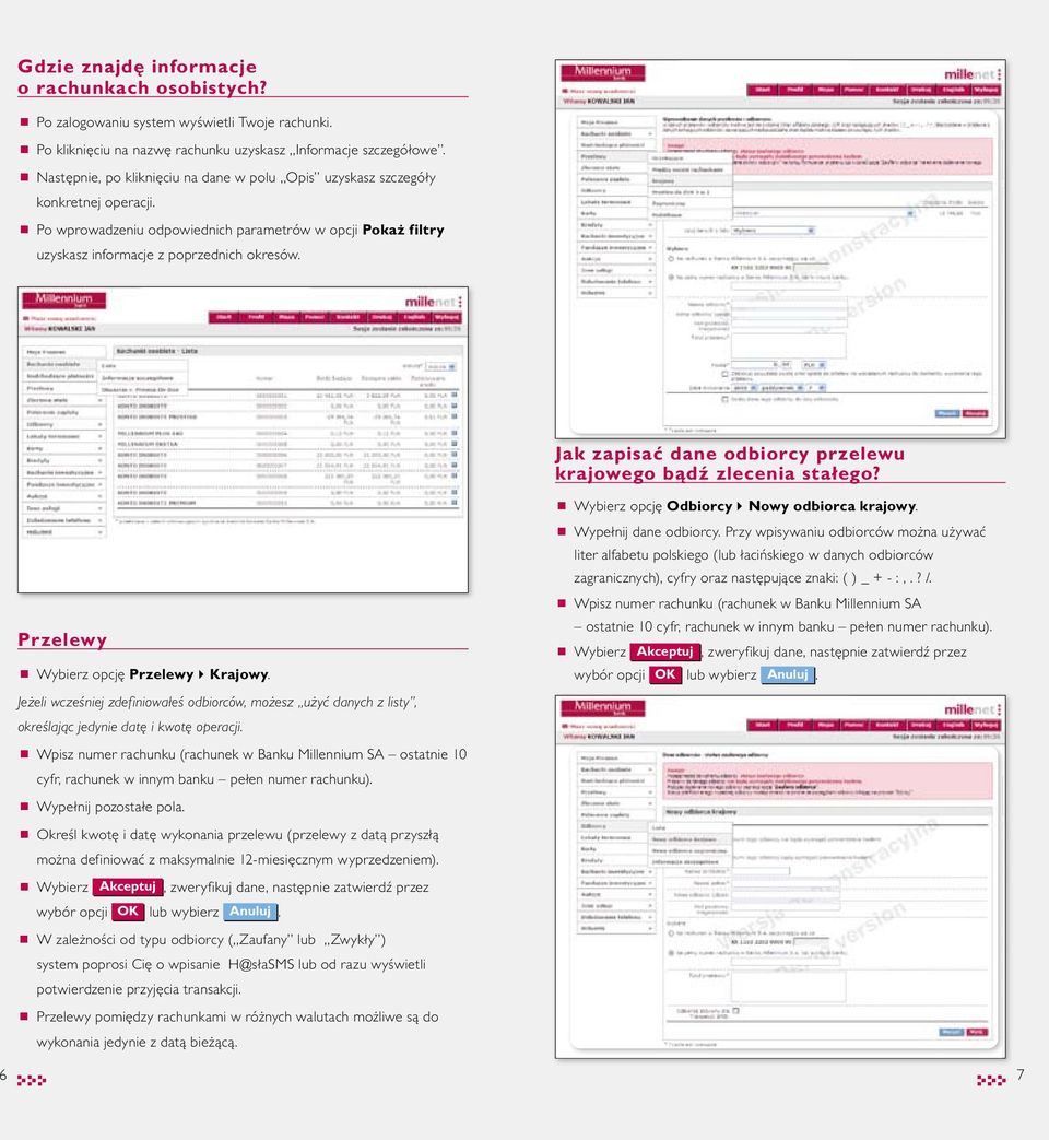 Przewodnik po bankowości internetowej Banku Millennium - PDF Darmowe  pobieranie