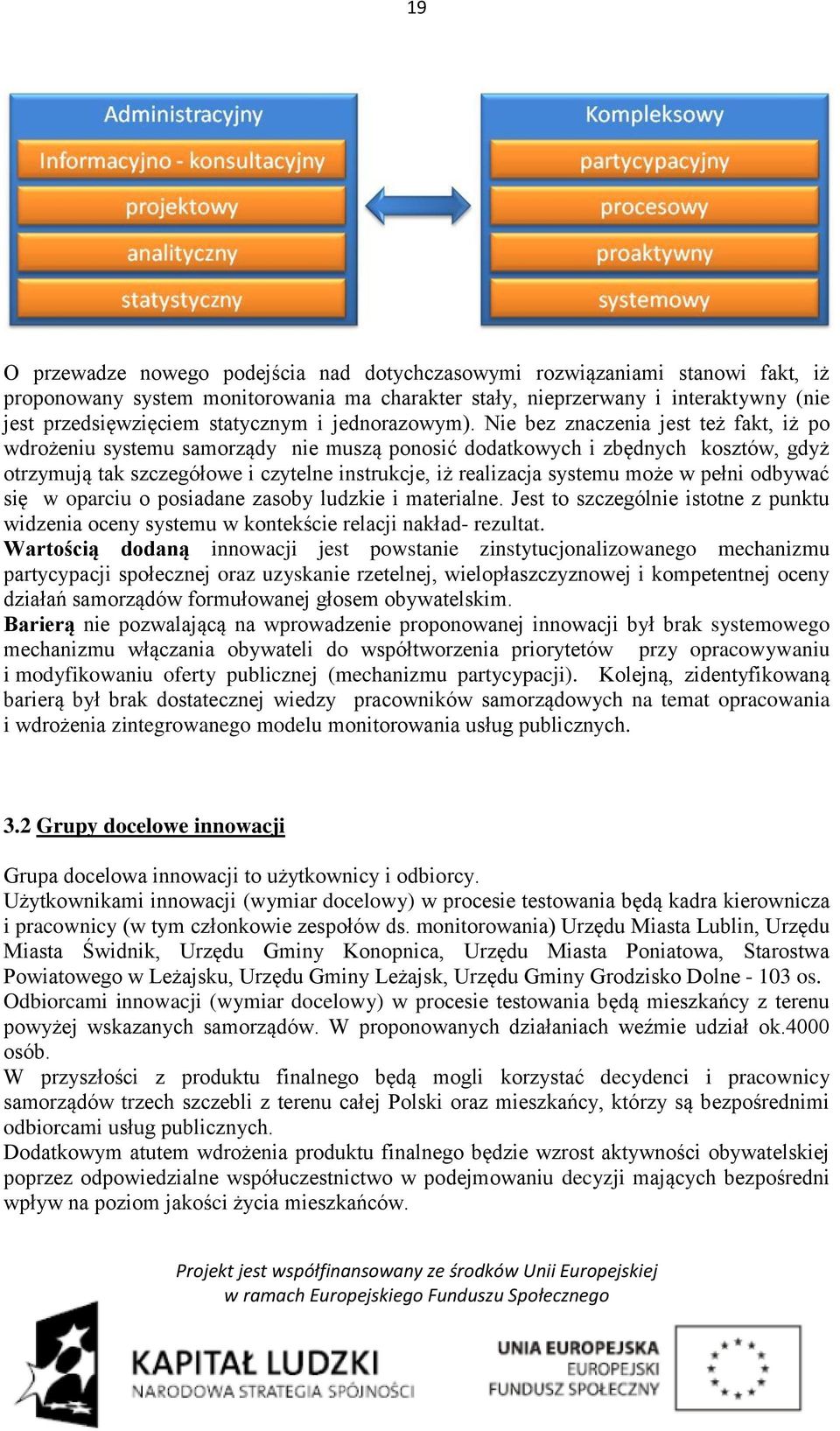 Nie bez znaczenia jest też fakt, iż po wdrożeniu systemu samorządy nie muszą ponosić dodatkowych i zbędnych kosztów, gdyż otrzymują tak szczegółowe i czytelne instrukcje, iż realizacja systemu może w