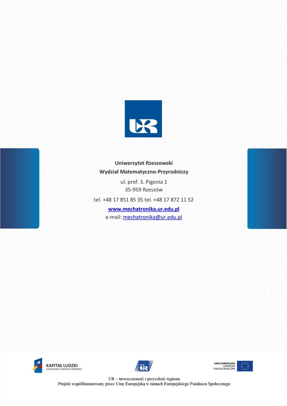 mechatronika.ur.edu.