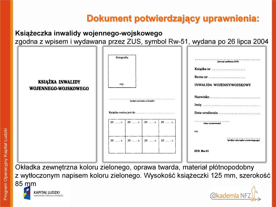 Okładka zewnętrzna koloru zielonego, oprawa twarda, materiał płótnopodobny z