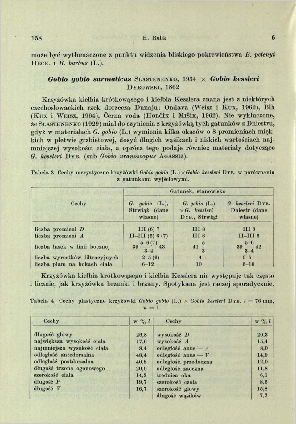 Dunaju: Ondava (Weisz i Kux, 1962), Blh (K ux i W e is z, 1964), Ćerna yoda (IIolćik i M iś ik, 1962).