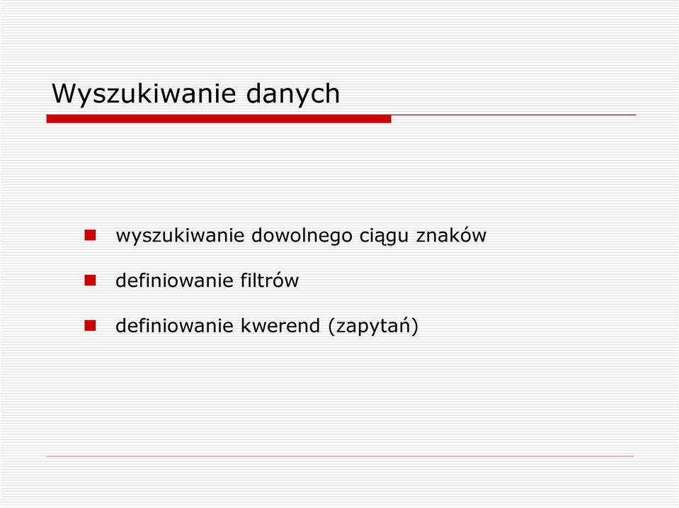 ciągu znaków definiowanie