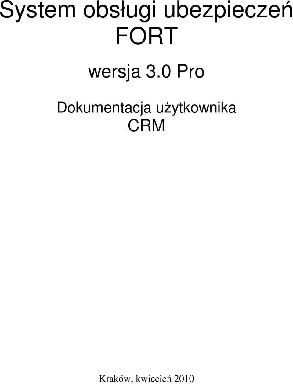 3.0 Pro Dokumentacja