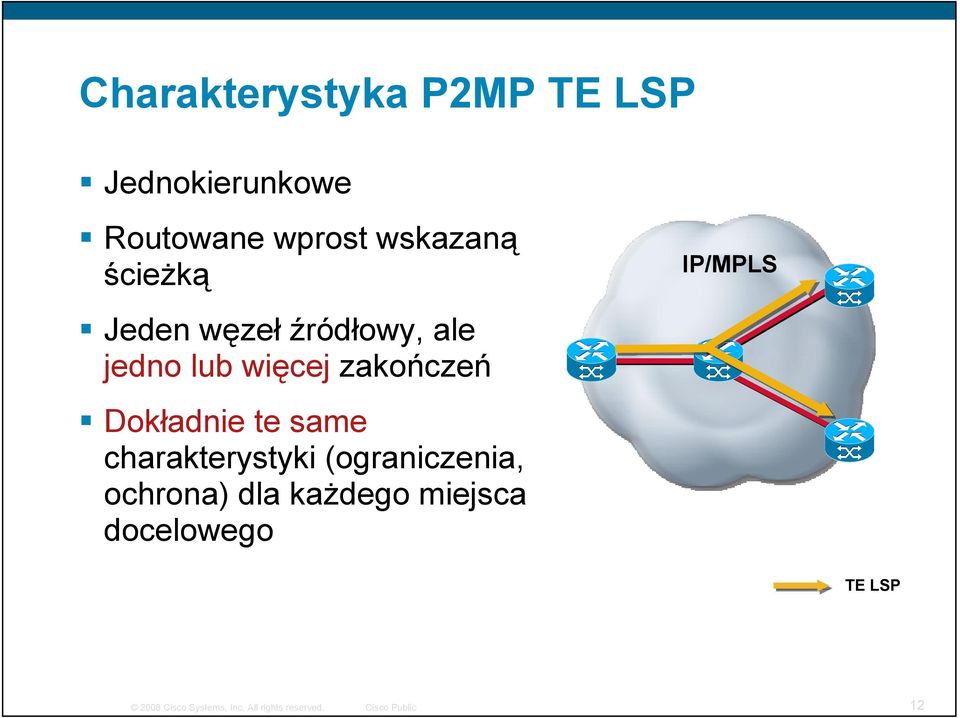 lub więcej zakończeń Dokładnie te same charakterystyki