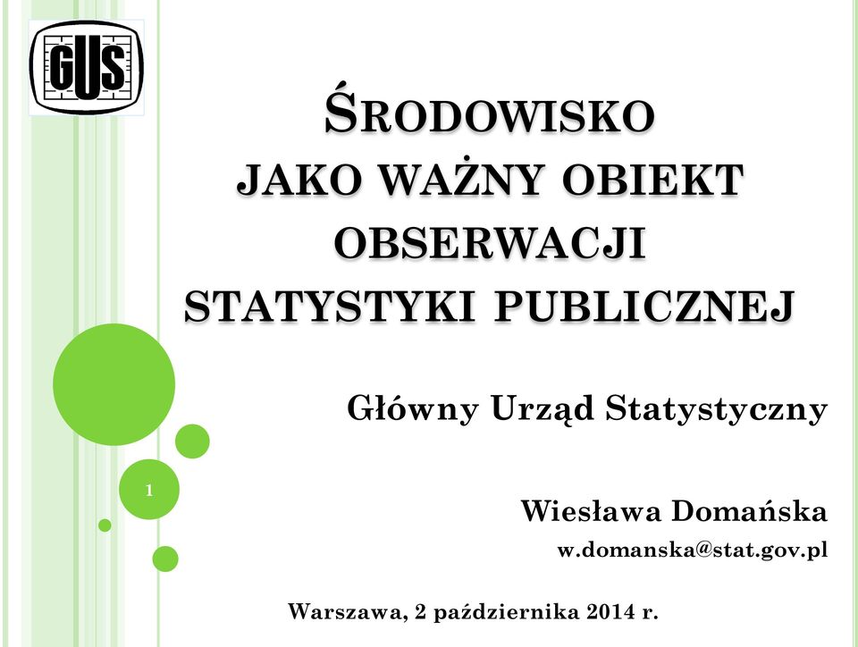 Statystyczny 1 Wiesława Domańska w.
