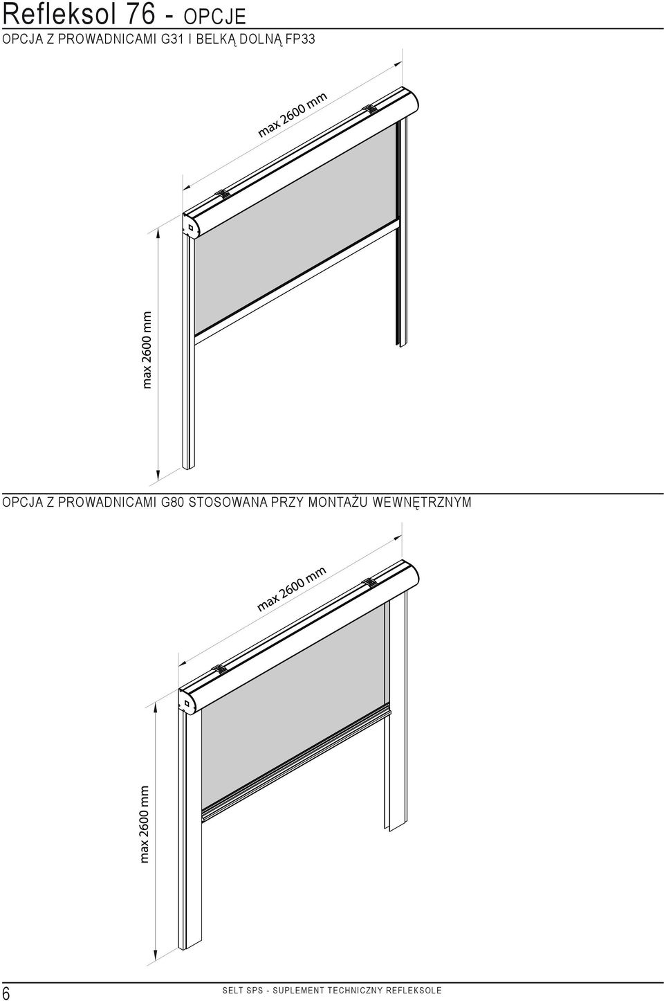 FP33 OPCJA Z PROWADNICAMI G80