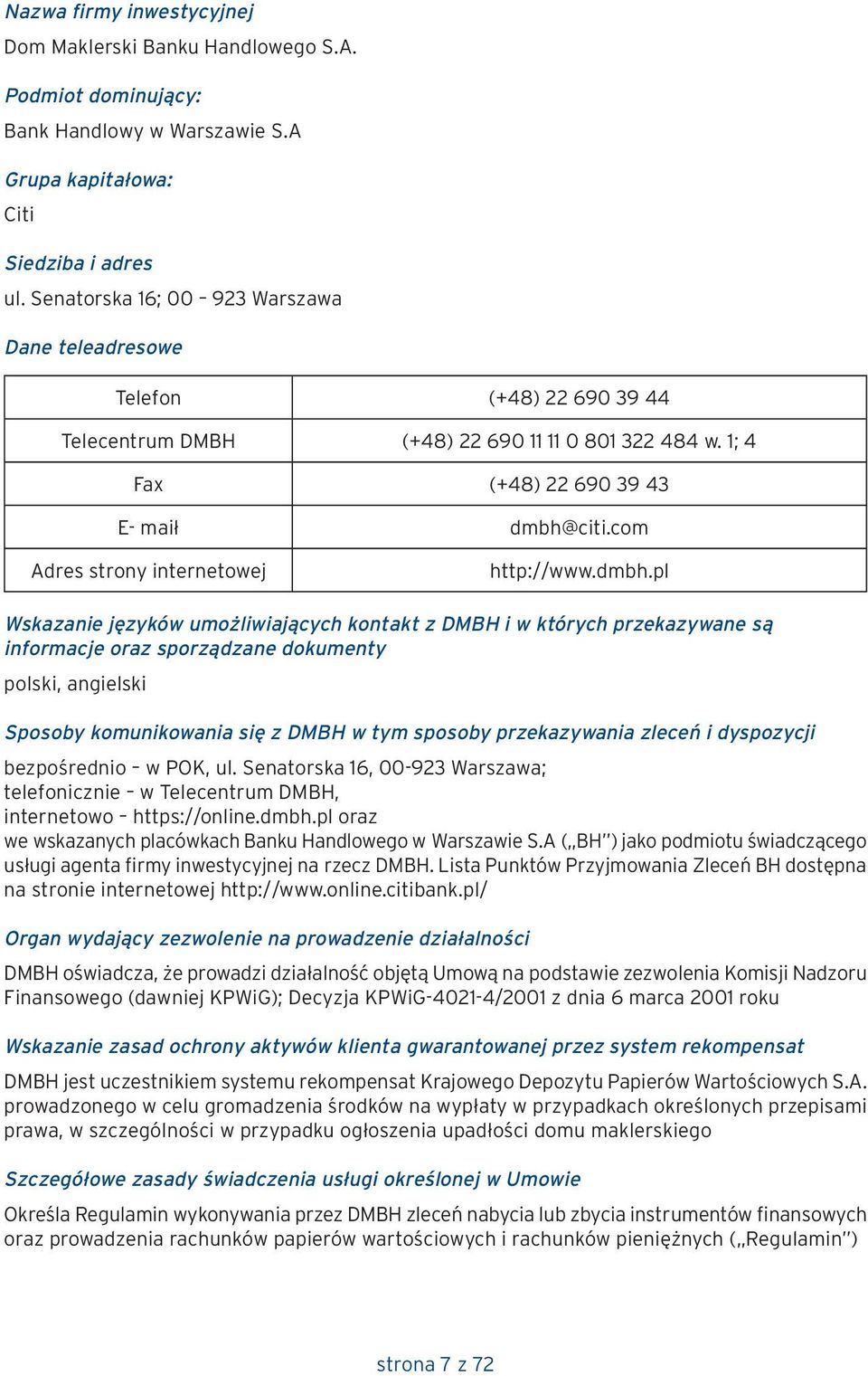 com Adres strony internetowej http://www.dmbh.