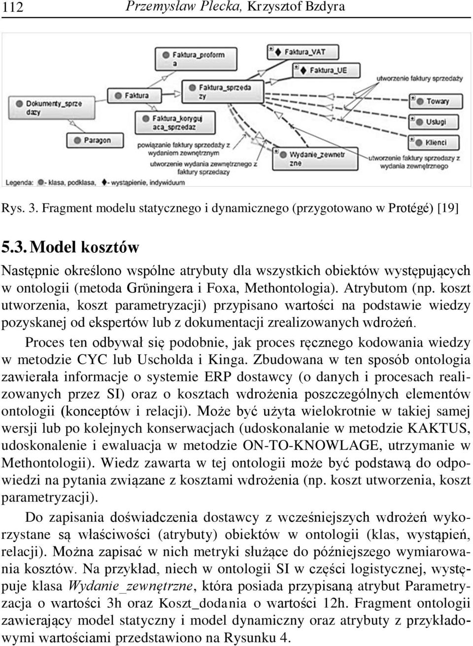 Proces ten odbywał się podobnie, jak proces ręcznego kodowania wiedzy w metodzie CYC lub Uscholda i Kinga.
