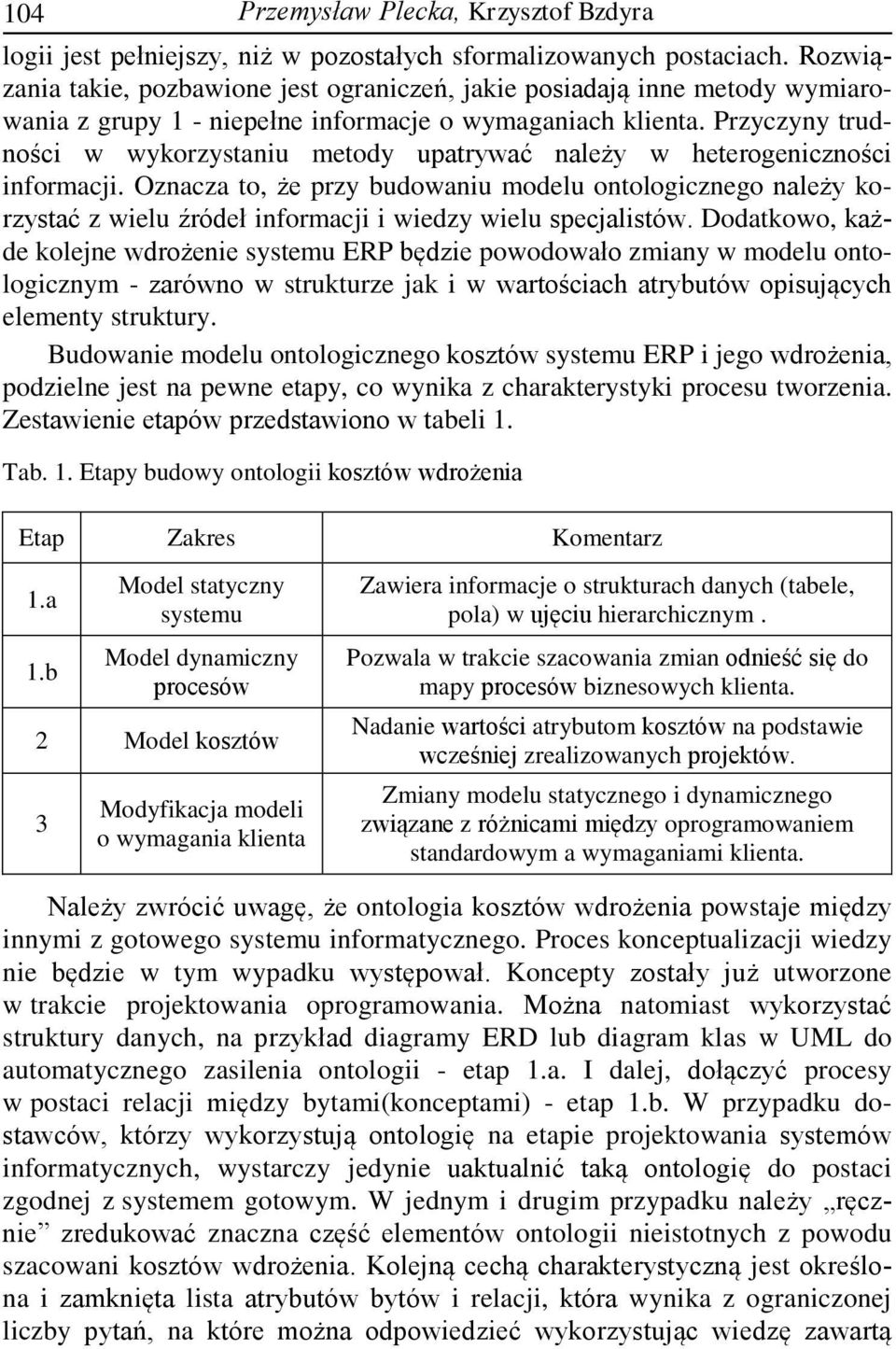 Przyczyny trudności w wykorzystaniu metody upatrywać należy w heterogeniczności informacji.
