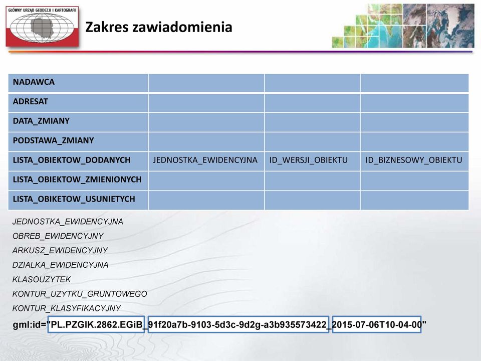 LISTA_OBIKETOW_USUNIETYCH JEDNOSTKA_EWIDENCYJNA OBREB_EWIDENCYJNY ARKUSZ_EWIDENCYJNY DZIALKA_EWIDENCYJNA