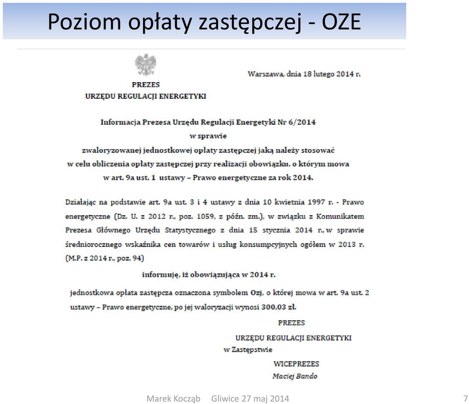 OZE Marek Ko