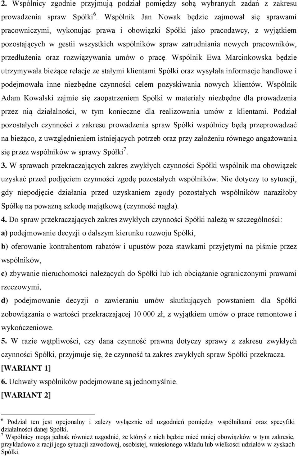pracowników, przedłużenia oraz rozwiązywania umów o pracę.