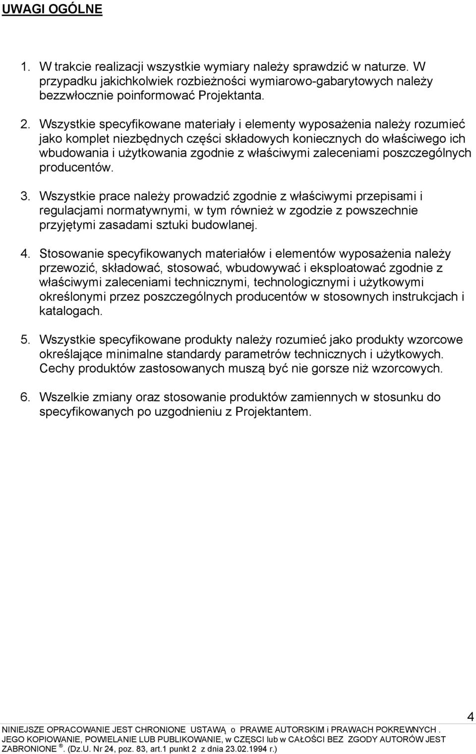 zaleceniami poszczególnych producentów. 3.