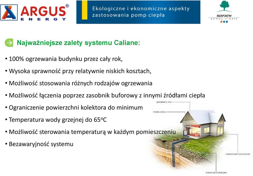 poprzez zasobnik buforowy z innymi źródłami ciepła Ograniczenie powierzchni kolektora do minimum