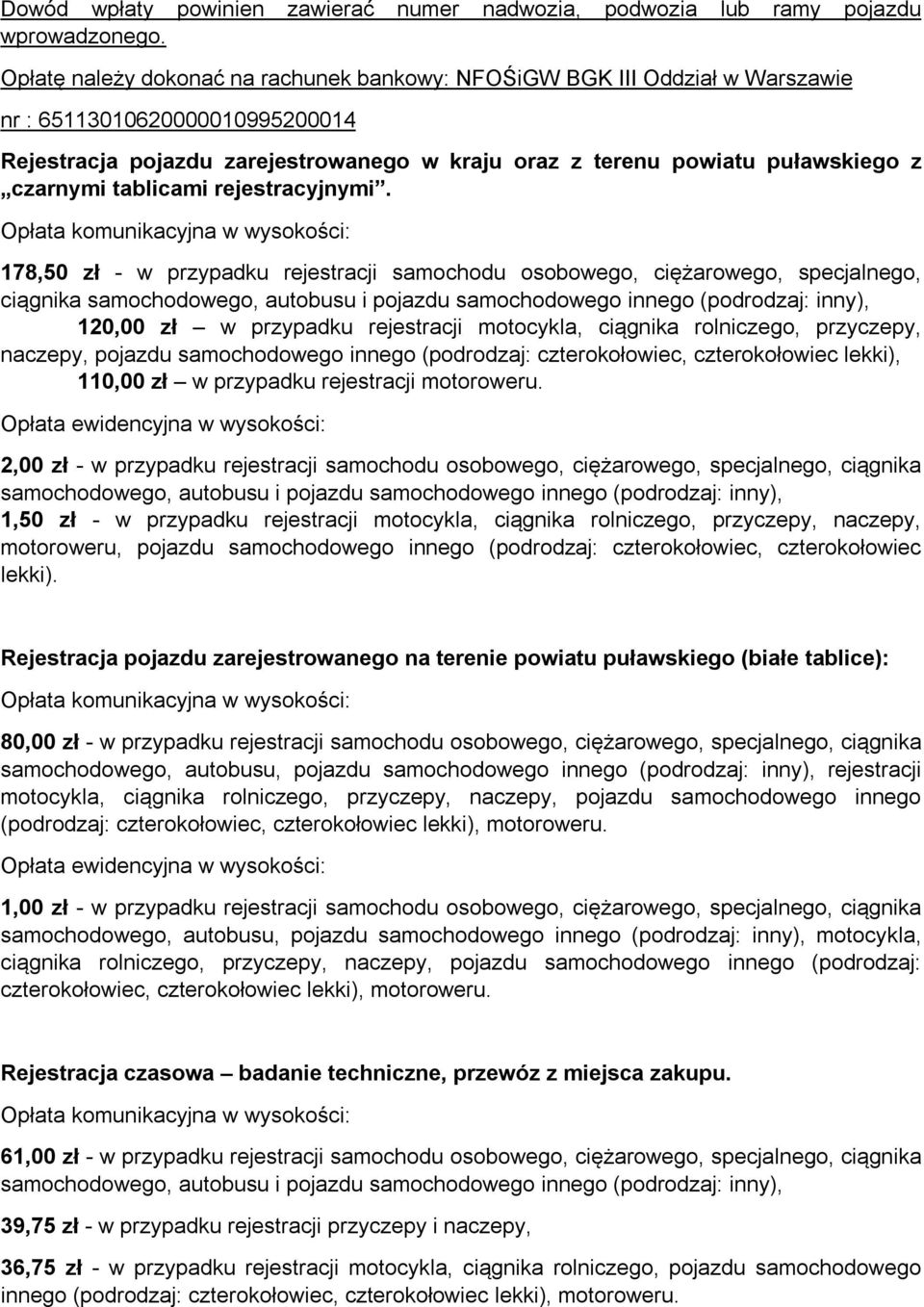 czarnymi tablicami rejestracyjnymi.