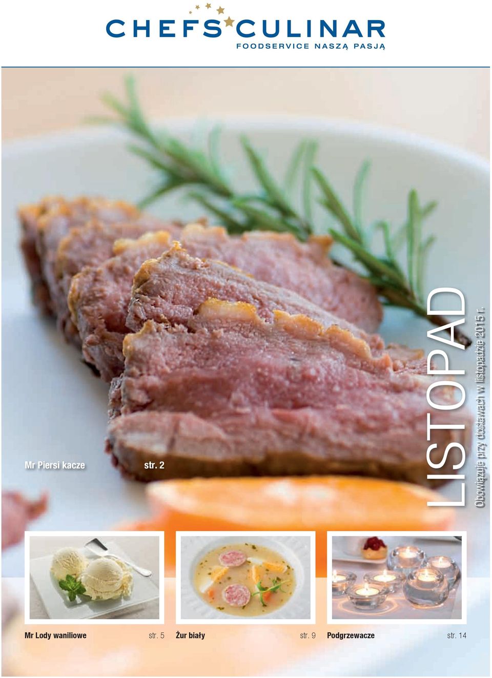 dostawach w listopadzie 2015 r.