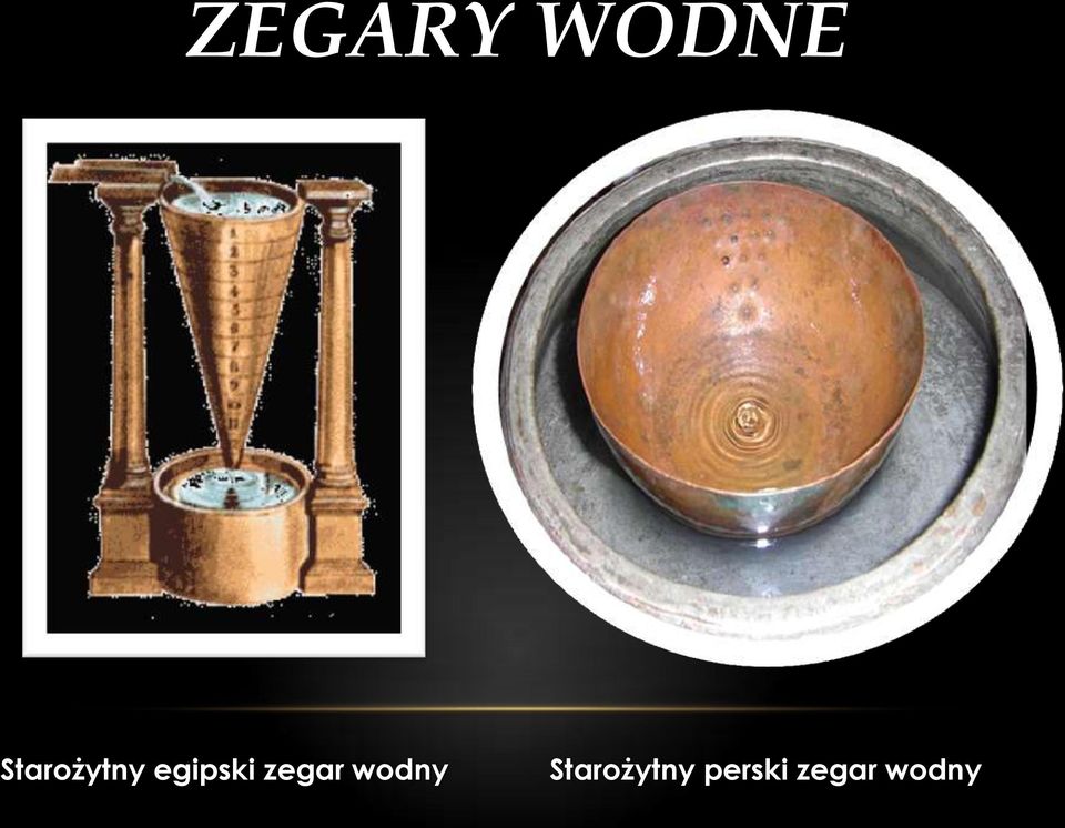 zegar wodny