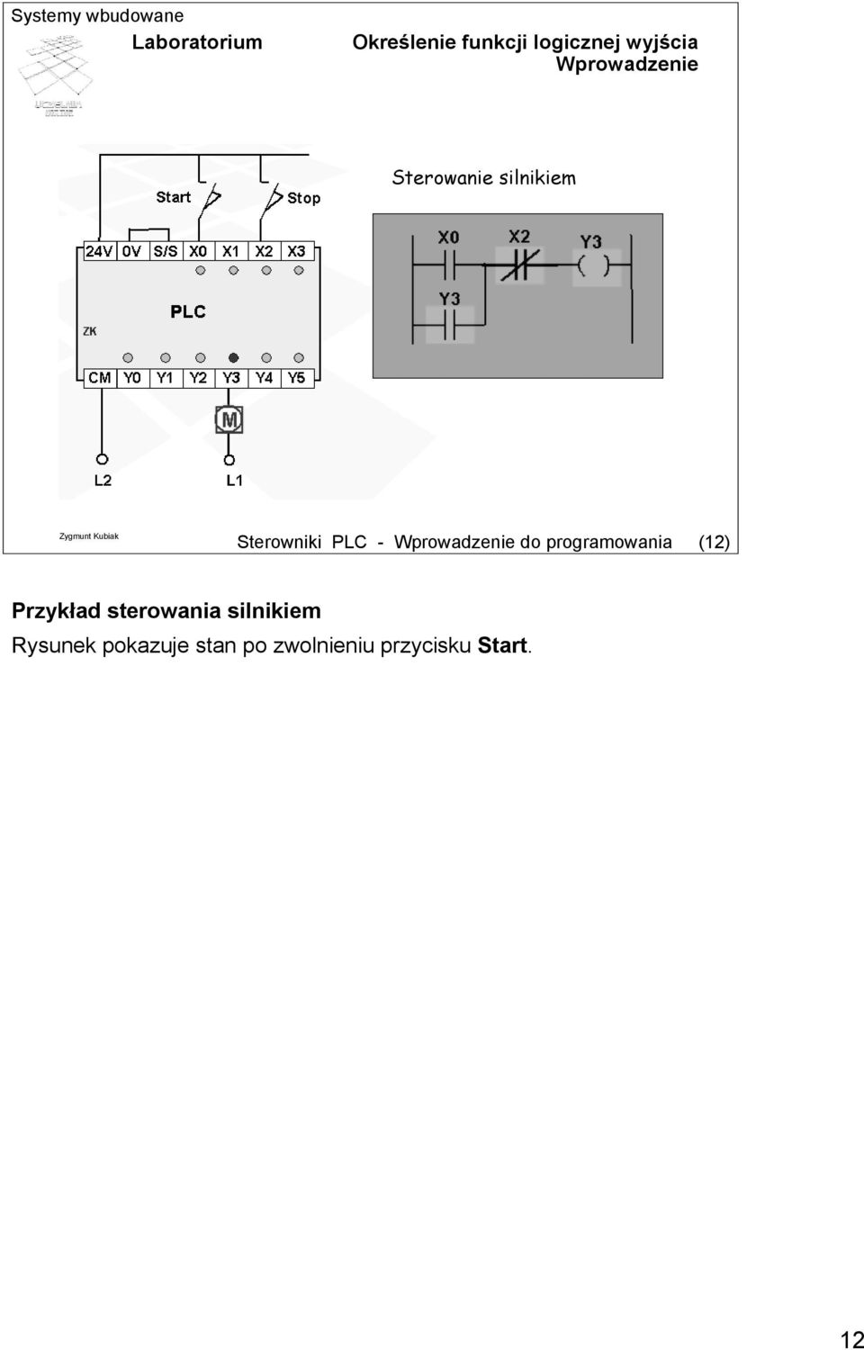 do programowania (2) Przykład sterowania silnikiem