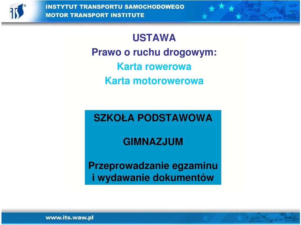 SZKOŁA PODSTAWOWA GIMNAZJUM