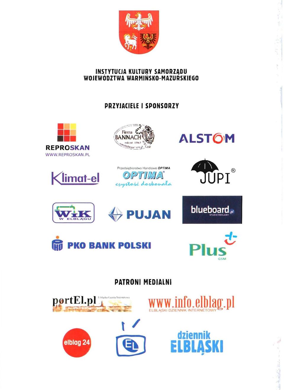 WWW. REPROSKAN. PL PRZYJACIELE I SPONSORZY Klimat-el r--.