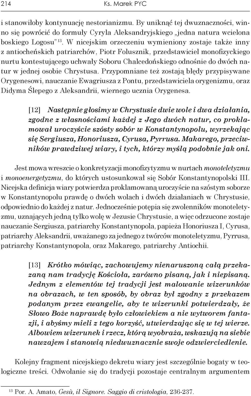 natur w jednej osobie Chrystusa.