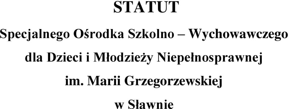 Dzieci i Młodzieży