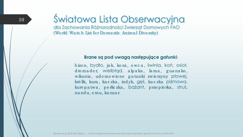 koń, osioł, dromader, wielbłąd, alpaka, lama, guanako, wikunia, udomowione gatunki zwierzyny płowej,