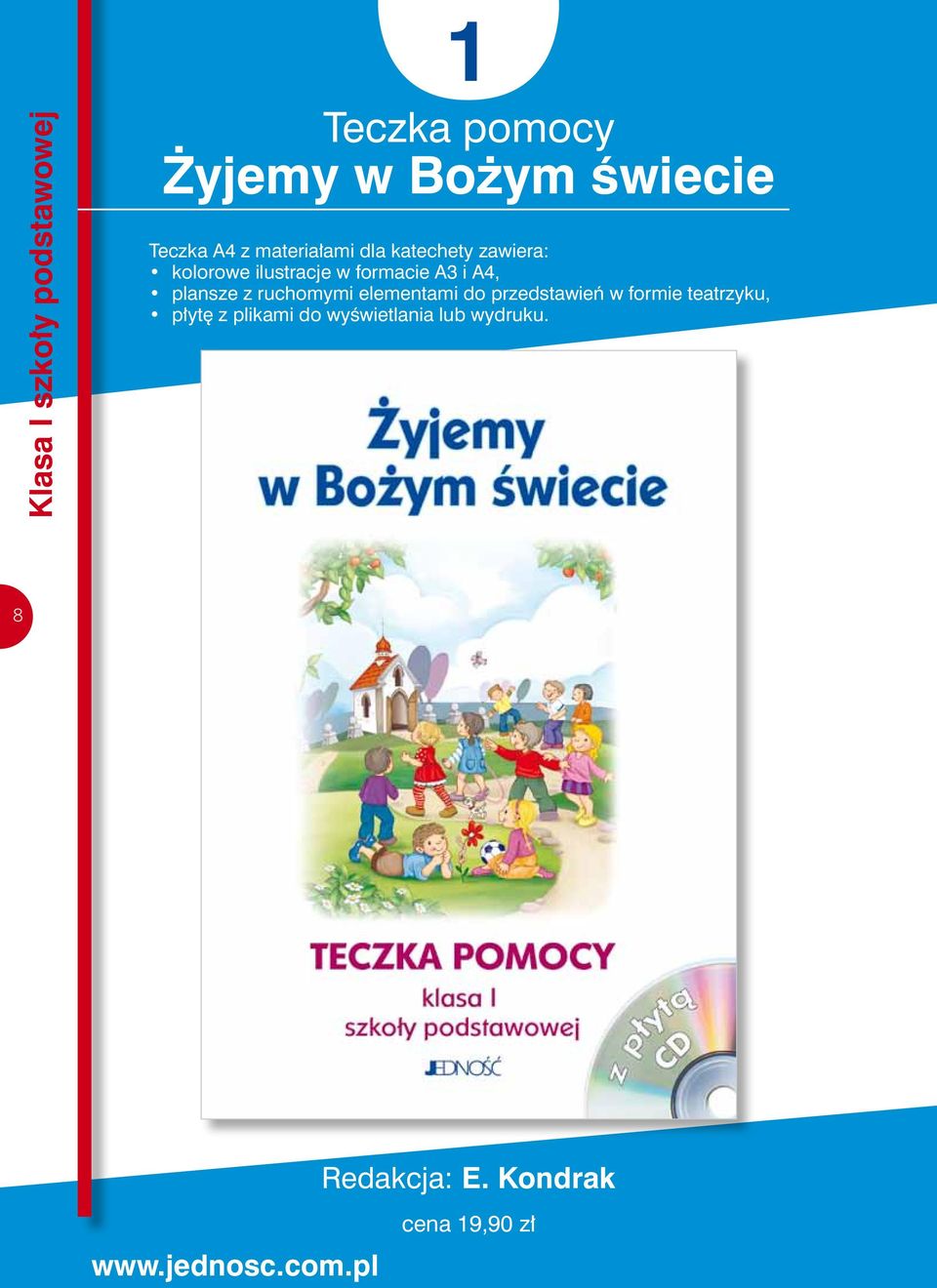 plansze z ruchomymi elementami do przedstawień w formie teatrzyku, płytę z